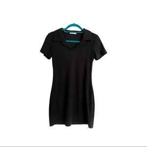 Romwe Mini Black Dress/T-shirt